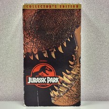Jurassic Park (VHS, 2000, Collectors Edition) 2 Tape Set TESTED 