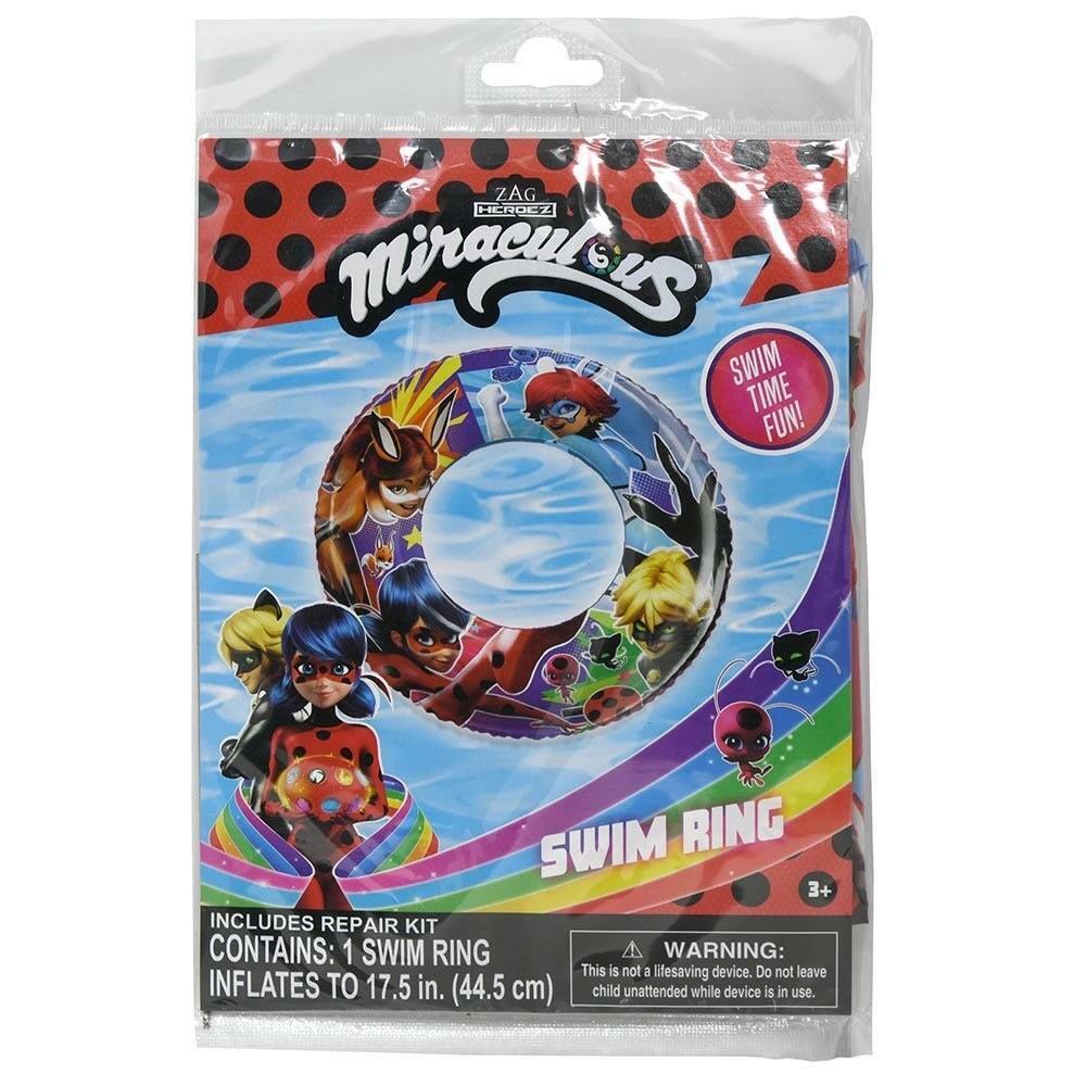 Miraculous Ladybug 3-Pack Inflatable Swim Ring, Beach Ball, Arm Floaties
