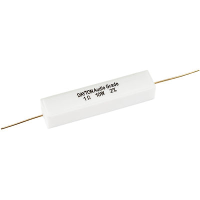 Dayton Audio DNR-1.0 1 Ohm 10W Precision Audio Grade Resisto