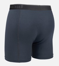 Cariloha Bamboo Boxer Briefs - Steel Blue - Small
