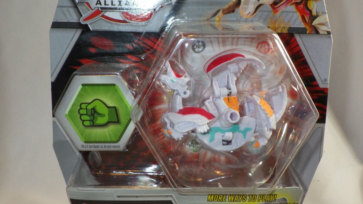 Bakugan Armored Alliance PEGATRIX x GILLATOR Fusion Gate Trainer * White  Dragon