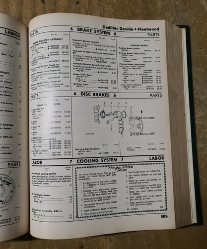 1987 CHILTON'S LABOR GUIDE AND PARTS MANUAL 20JS-1429-F4F - Picture 5 of 8