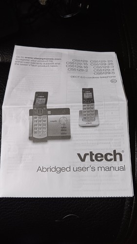 Vtech Cordless phone Answering system with caller ID - CS5129 - Zdjęcie 5 z 5