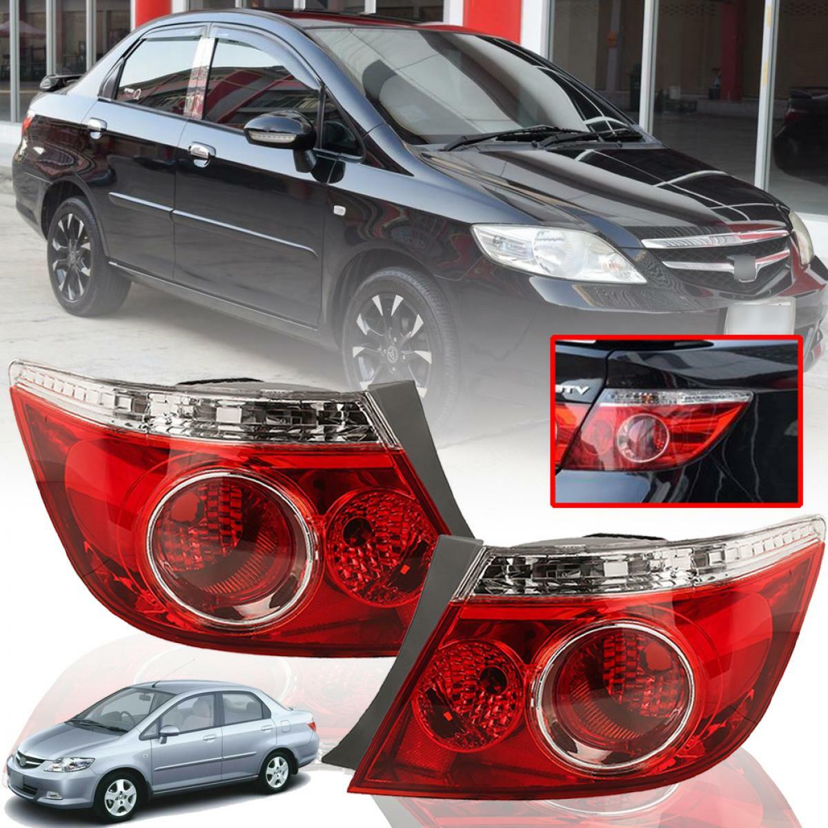 TAIL LIGHT REAR LAMP PAIR LH RH FOR HONDA CITY 2005 2006