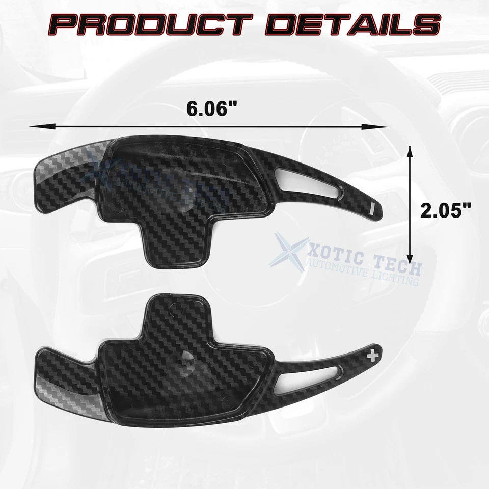 Cubierta de cambio de paleta de carbono Twill-Weave para Mercedes Benz Clase A C GLE SL Foto 4 de 4