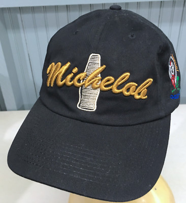 Michelob Beer 20th Chilly Open Rotary Club Strapback Baseball Cap Hat 