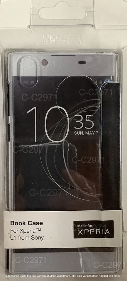 Funda delgada Roxfit Book para Xperia L1 Foto 2 de 4