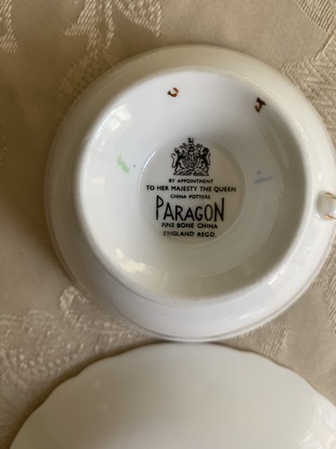 PARAGON By Appointment To Her Majesty The Queen Pink Rose Tea Cup Saucer ENGLAND - Picture 8 of 8