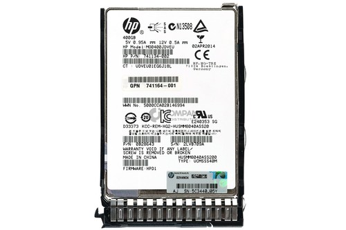 741226-001 HP SSD 400GB SAS 12G 2.5" SFF HOT-SWAP - Afbeelding 3 van 7