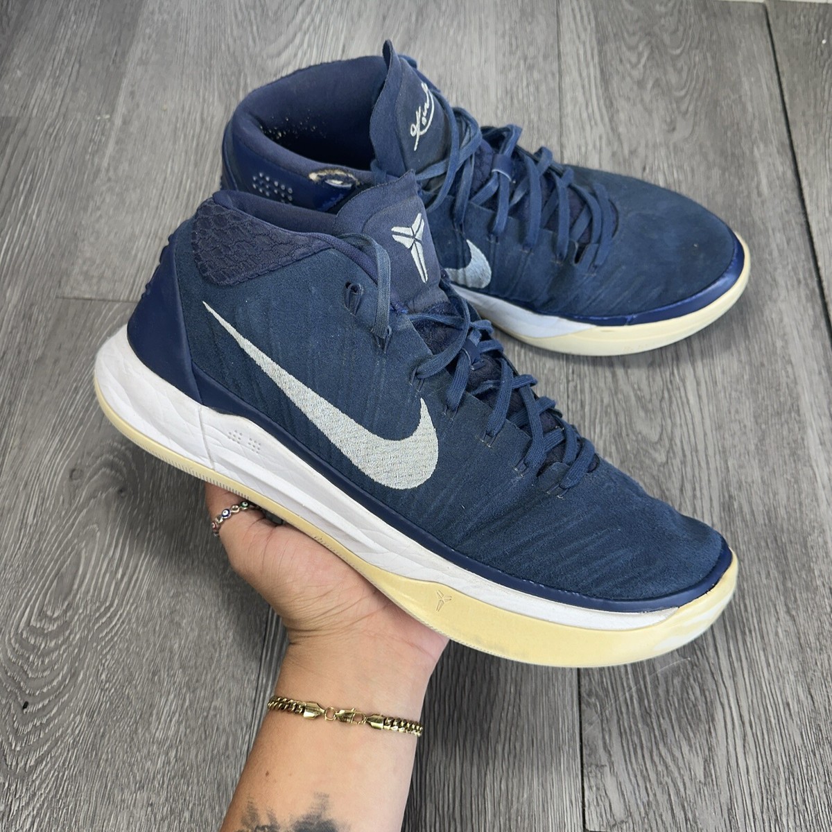 Mens Nike Kobe AD Midnight Blue Athletic Basketball Shoes Sneakers Size