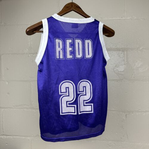 Milwaukee Bucks Michael Redd Jersey Retro Logo Purple Pepsi, Youth Medium - Picture 4 of 6