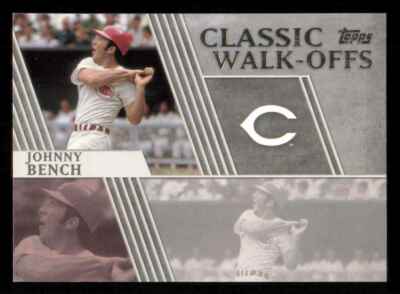 2012 Topps Classic Walk-Offs Johnny Bench Cincinnati Reds #CW-3