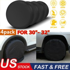 Waterproof Tire Covers Set Of 4 Wheeltyre Rv Trailer Camper Sun Protector 32