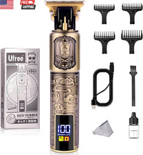 Professional Beard Trimmer for Men, Zero Gapped T-Blade Hair Clipper  Mustache