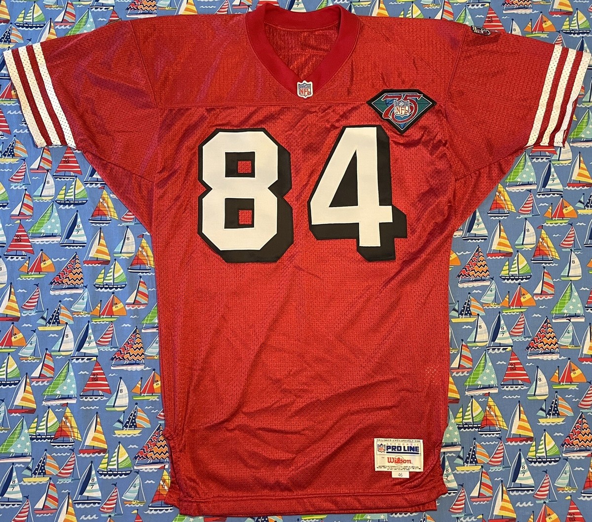 Rare Vintage Wilson Pro Line NFL San Francisco 49ers Brent Jones