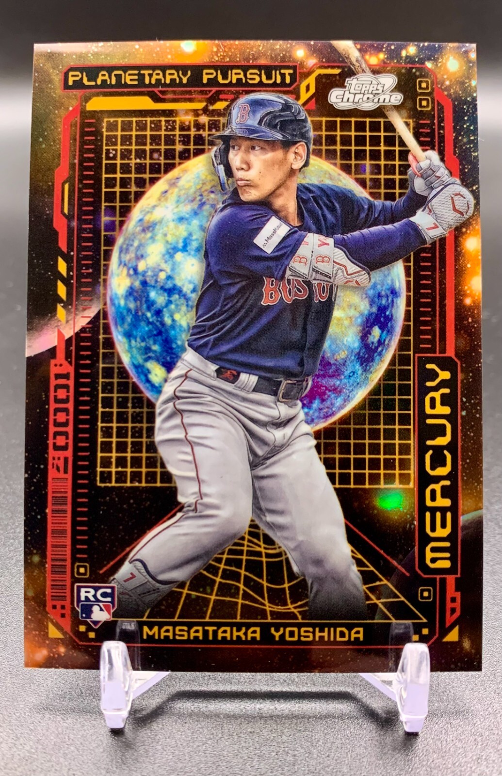 2023 Topps Chrome Cosmic MASATAKA YOSHIDA Planetary Pursuit Mercury RC SSP