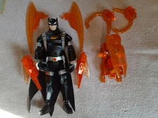Batman Electro Armor 2006 Mattel Shadow Tech Orange Pack Works 8" Action Fig Toy