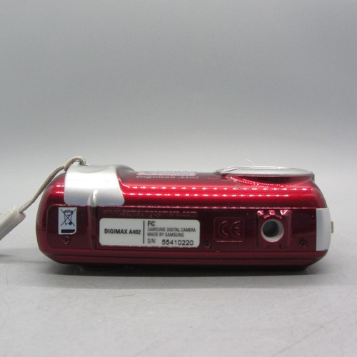 Samsung Digital Camera Digimax A402 4.0MP Red Tested - Picture 7 of 9