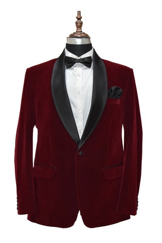 Blazer Velours Bleu Marine Pour Homme - Fait Main - Mariage, Soirée - Taille Sur Mesure
