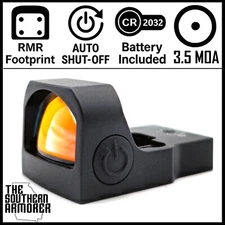 REFLEX RED DOT OPTIC SIGHT FOR PSA DAGGER WITH RMR SLIDE CUT FOOTPRINT