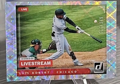 Luis Robert 2021 Donruss Livestream Silver /349 #LS2 Chicago White