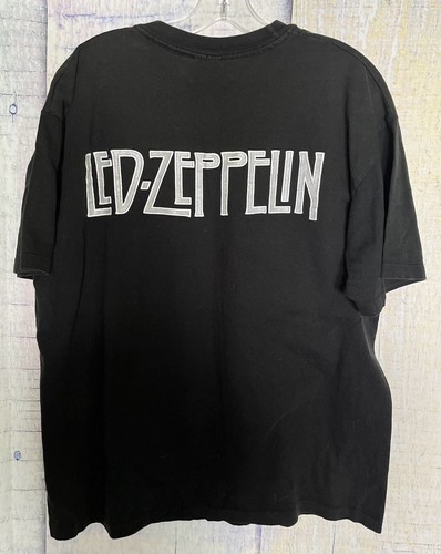 Vintage Led Zeppelin Single Stitch Hermit Wizard Zoso Graphic T shirt Sz XL - Picture 4 of 4