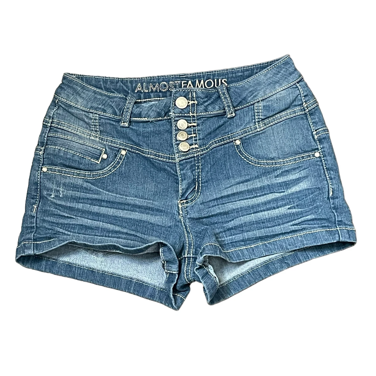 Almost famous jean shorts sales