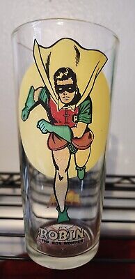 1978 DC COMICS batman and robin boy wonder robin pepsi glass