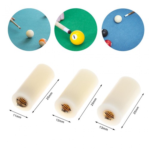 12 Embouts De Rechange Pour Queue De Billard - Diamètre 12 Mm, Couleur Marron - Compatible Billard