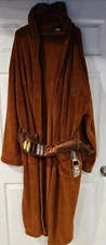 Robe Factory Star Wars Jedi Hooded Fleece Bath Robe Mens 3XL Unisex Fit