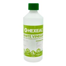 Hexeal White Vinegar 500ml - Food Grade - Cooking, Cleaning, Pickling & Baking 11.50 per litre