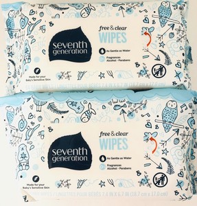 seventh generation free and clear wipes