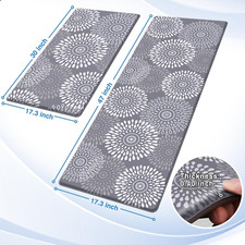Kitchen Mats for Floor,Cushioned Rug Anti-Fatigue Mats for Kitchen Decor Acce...
