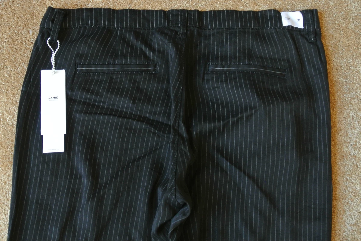 Chino pinstripe best sale black
