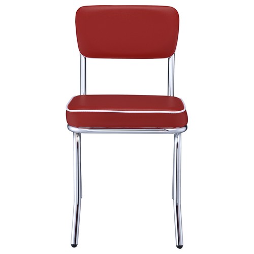 Coaster Retro Upholstered Dining Side Chair (Set of 2)  -  2066 - 2450R - Picture 18 of 26
