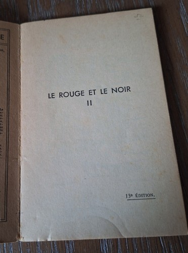 Le Rouge Et Le Noir by Stendhal (1958, Paperback) - Picture 3 of 8