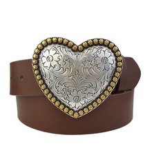 Western Heart Buckle belt