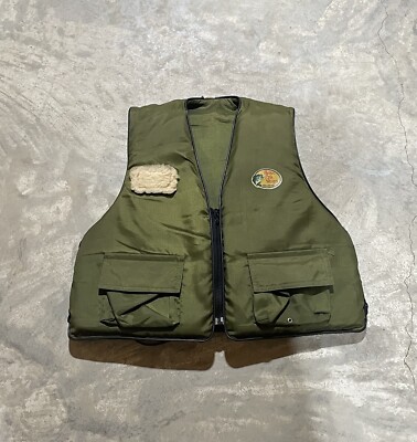 Vintage Bass Pro Shops Fishing Vest Tracker Life Jacket Size Uni