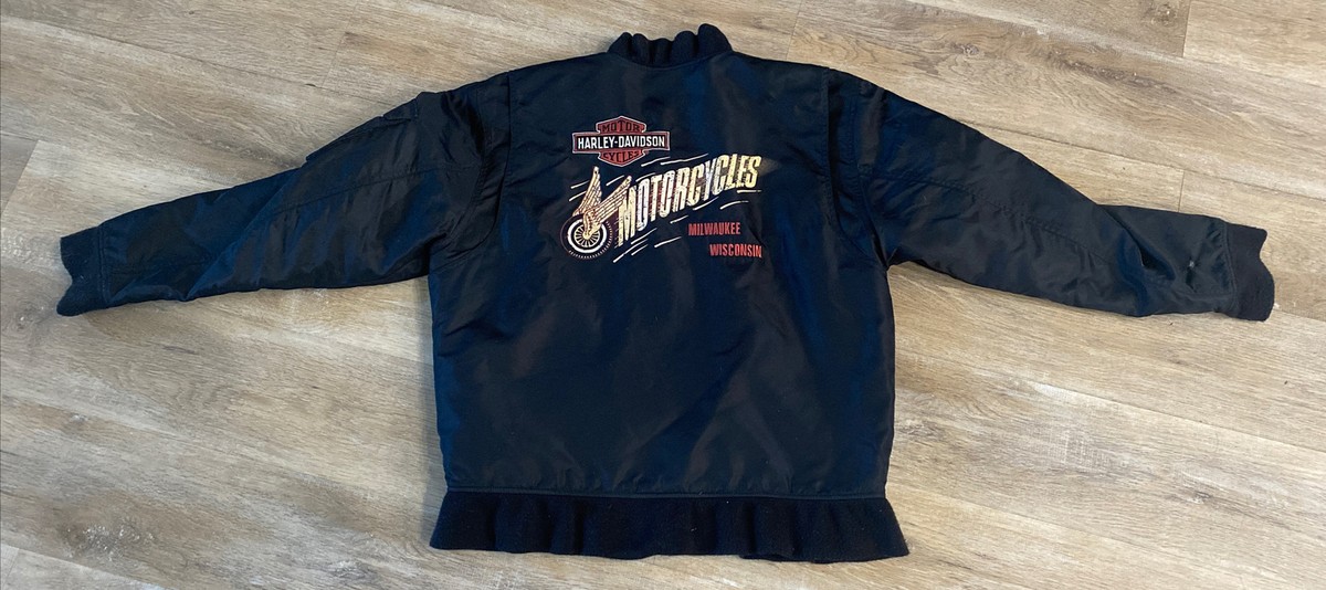 Harley Davidson Mens Jacket Riding Gear Size Large Black RN 103819