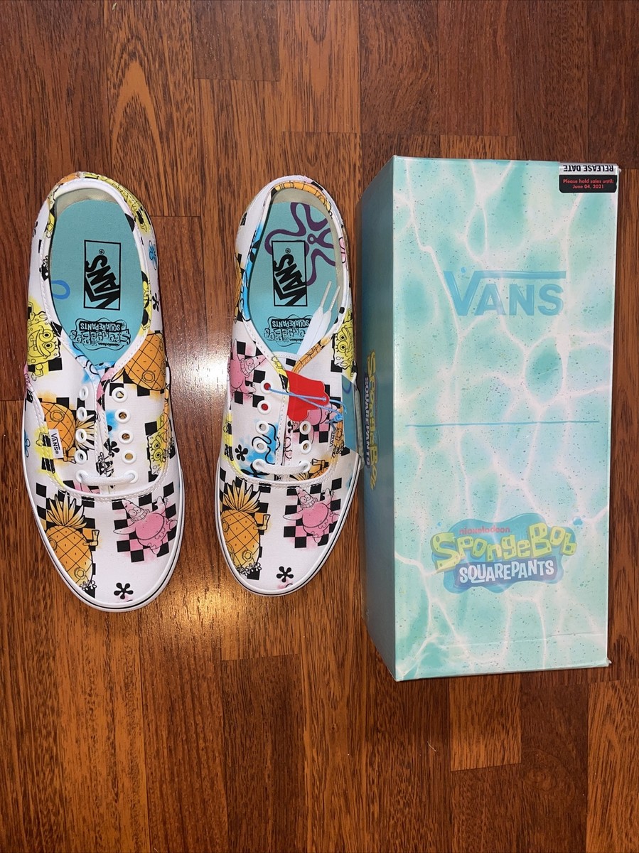 Vans SpongeBob Squarepants Authentic Size 13 Airbrush 2021  display picture 2