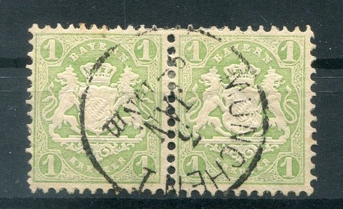 Bavaria 22Ya Beautiful Stamped Pair (AA5976