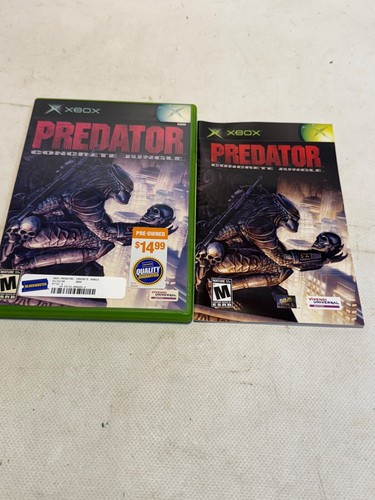 Predator Concrete Jungle Xbox nur Hülle ohne Spiel