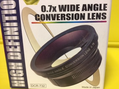 RAYNOX DCR-732 Wide Angle Lens 0.7x 4 HDC-SD100/HS100/HDC- 37mm