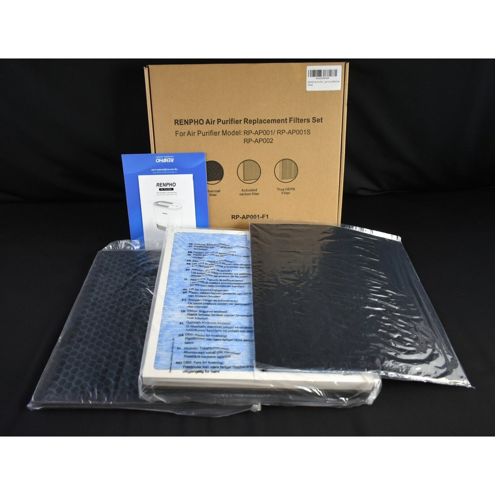 RENPHO Air Purifier Replacement Filter Set Mod: RP-AP001/RP-AP001S/RP-AP002