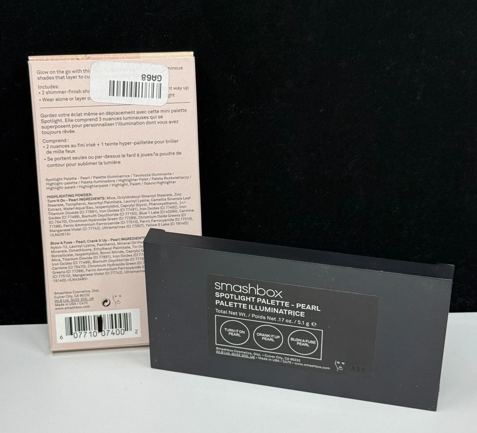 Smashbox Travel Spotlight Palette Highlighter Trio 0.17 oz New In Box - Image 4 of 4