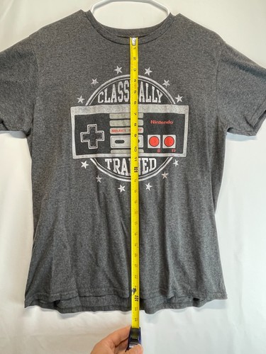 Nintendo Entertainment System Gaming Graphic T-Shirt Gray Short Sleeve (135) - Picture 3 of 10