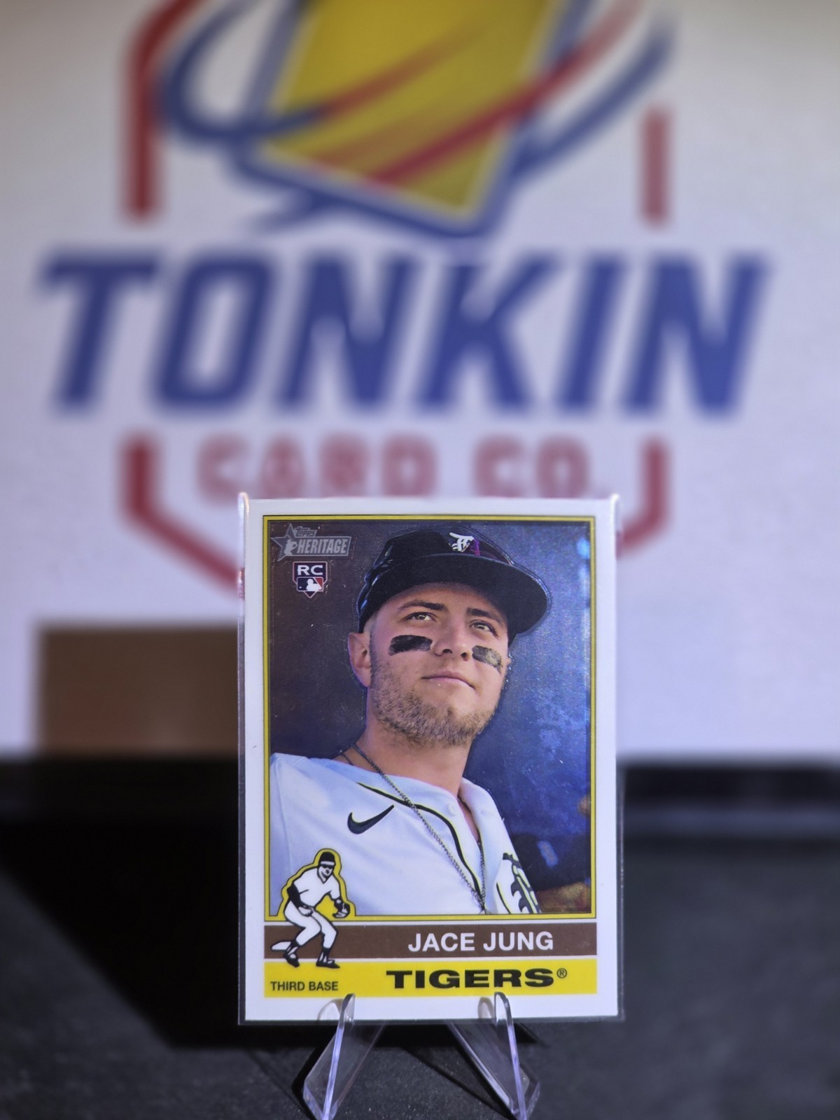 2025 Topps Heritage - Jace Jung #71 Chrome (RC)