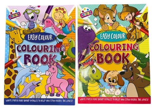 ARTBOX Kids Colouring Books Travel Fun Animal & Unicorn Art Craft Creative Hobby