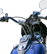 THRASHIN SUPPLY CO. Handlebar Risers 9-1/2" Rise Black Pullback TSC-9525-1