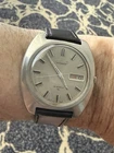 RARE Vintage 3/72 SEIKO 19J Auto 7006-7090 Silver Dial DD 39mm Men's Watch Works